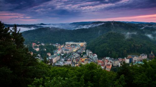 Karlsbad (Karlovy Vary), der grösste Kurort Tschechiens